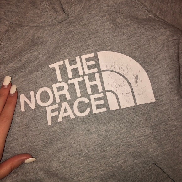 Grey Northface Sweatshirt - Picture 3 of 3
